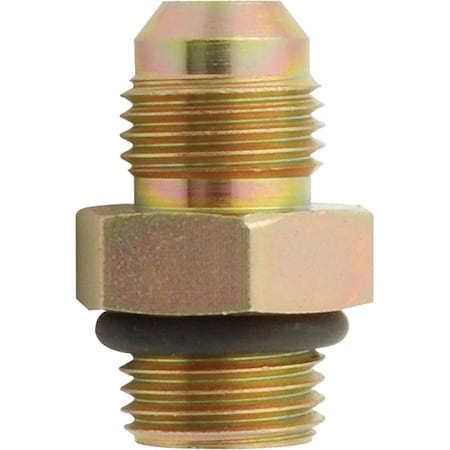 Allstar Performance -6 AN Male to 0.5 in.-18 Male Power Steering Fitting with O-Ring ALL48214